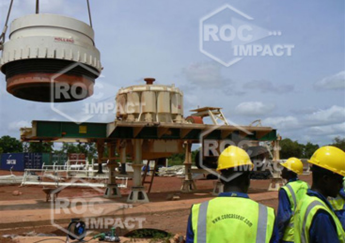 Installation Concasseur Mine D Or Au Burkina Faso Semafo Mana Gold